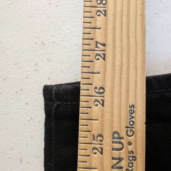 Old Navy Jeans Womens 12 Black Curvy OG Straight High Rise Secret Smooth Pockets - Picture 7 of 8